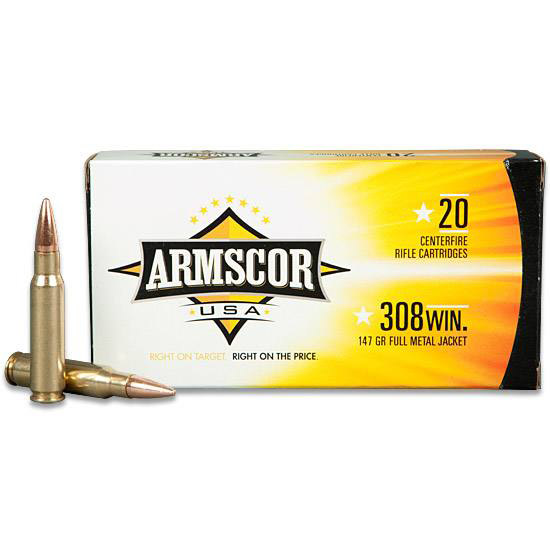 ARMSCOR AMMO 308WIN 168GR HPBT 20/10 - Sale